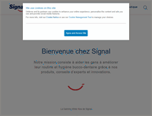 Tablet Screenshot of missionsignal.fr